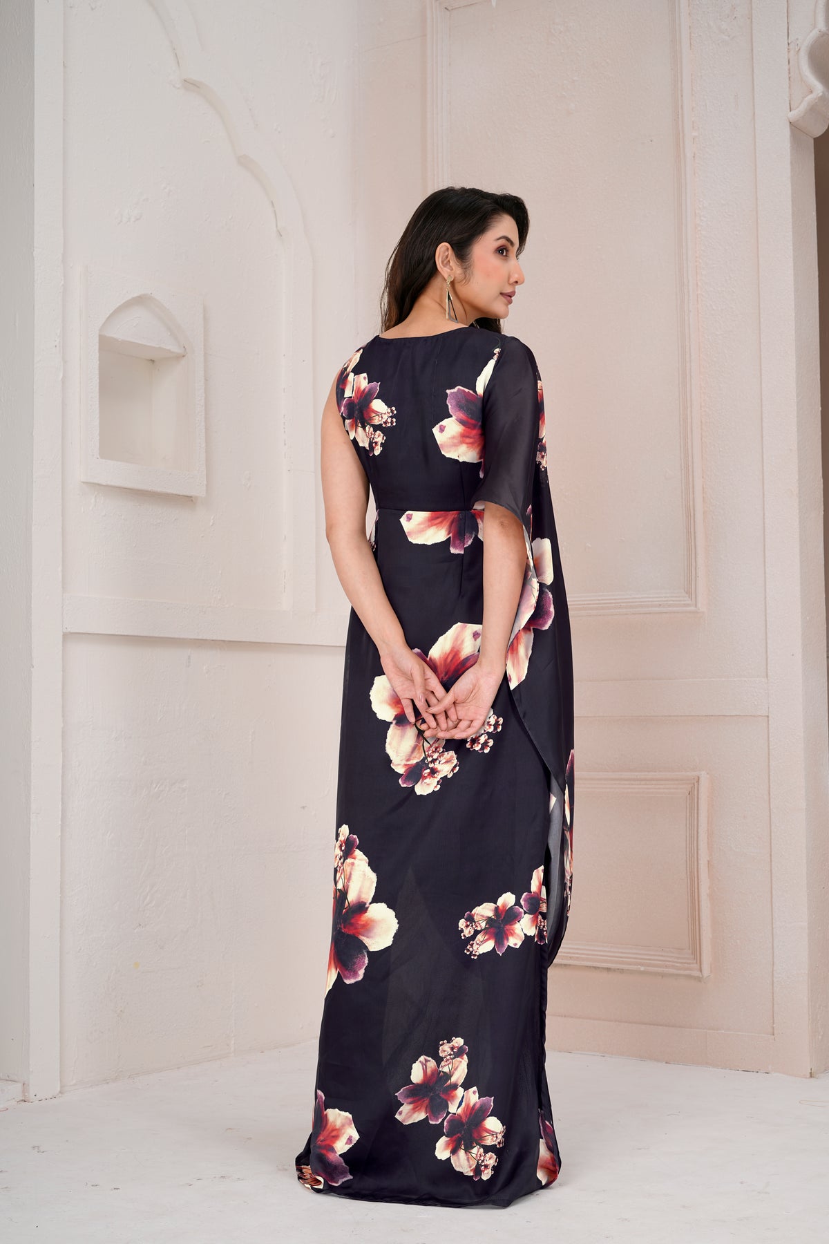 Flora drape dress