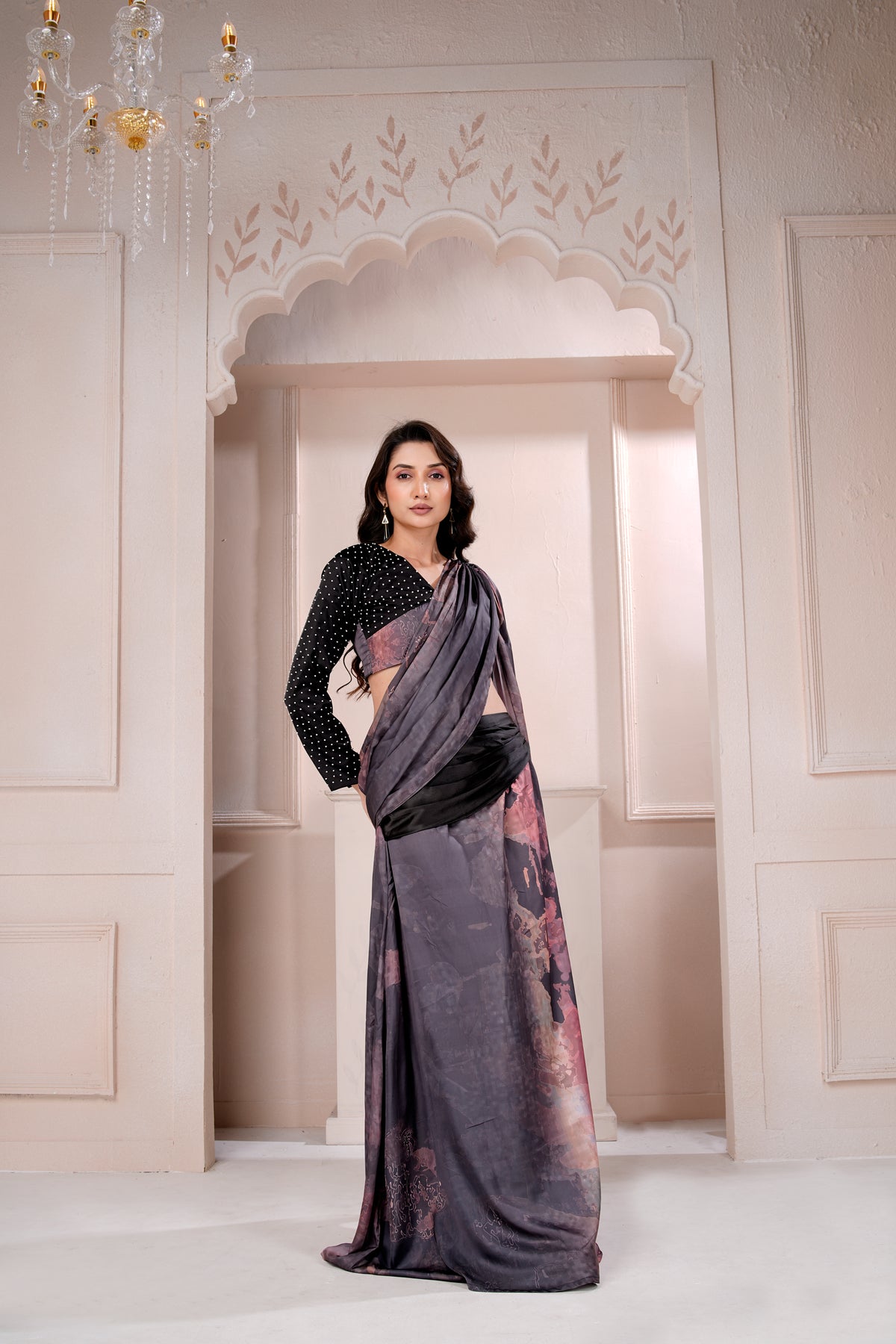 Elysia skirt saree set