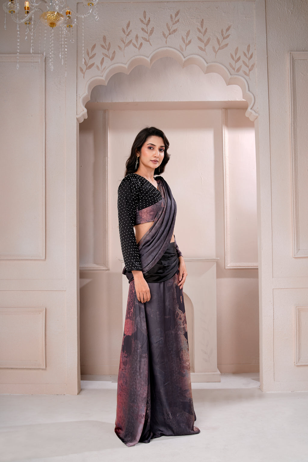 Elysia skirt saree set