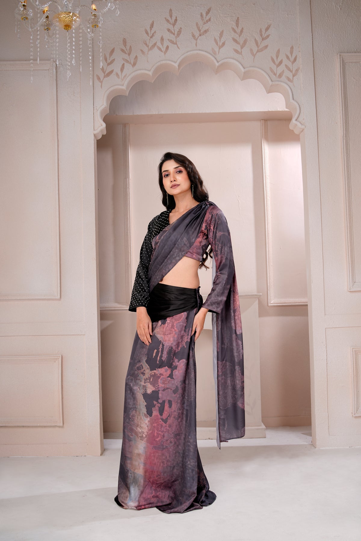 Elysia skirt saree set