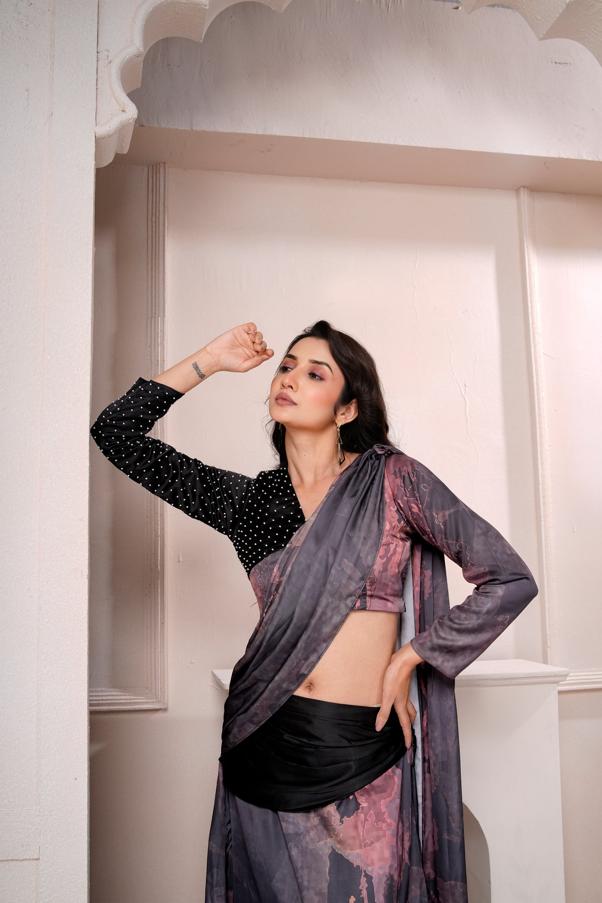 Elysia skirt saree set