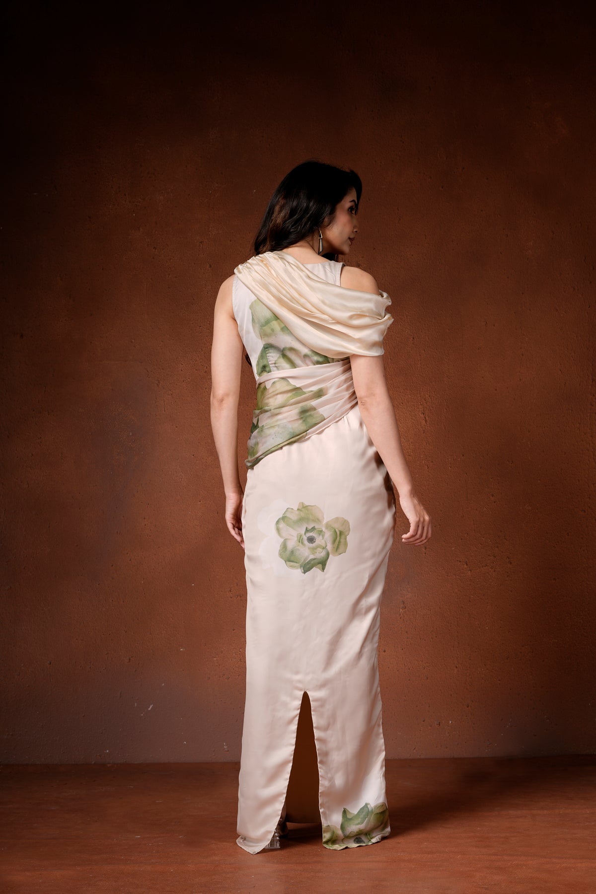 Amaryllis drape dress