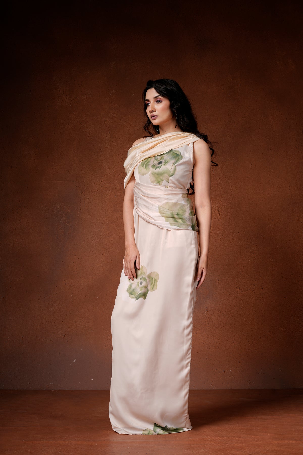 Amaryllis drape dress