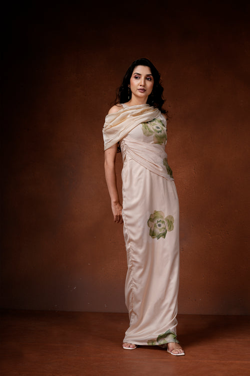 Amaryllis drape dress