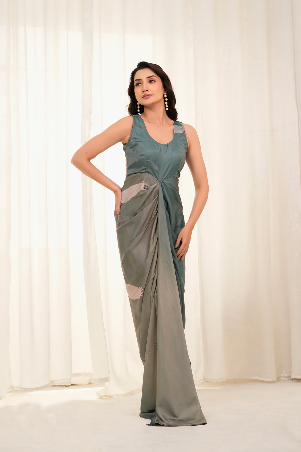Elysian drape dress