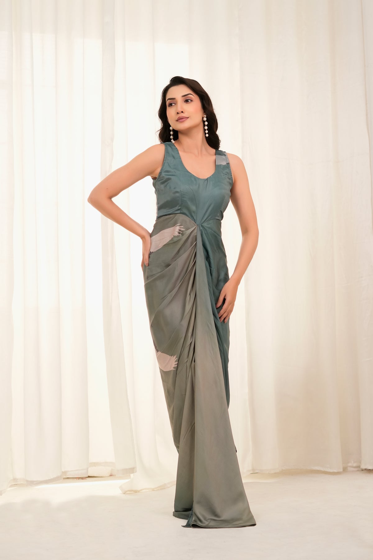 Elysian drape dress