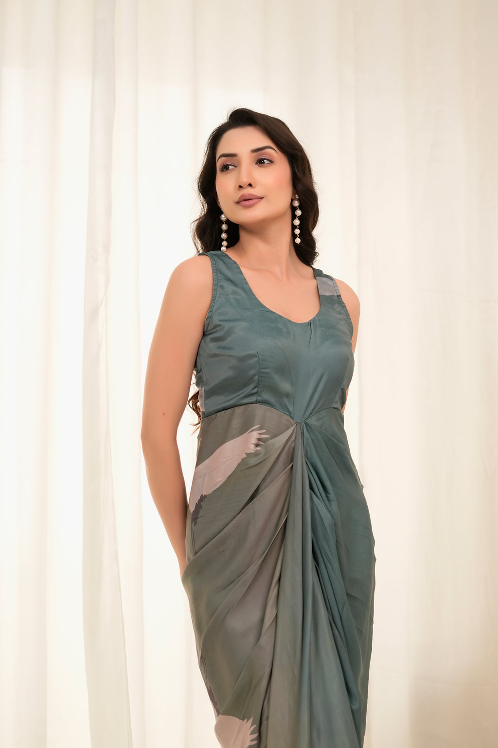 Elysian drape dress