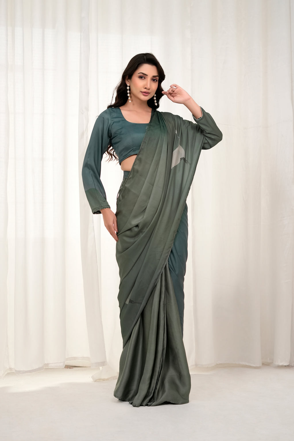 Elysian pre-draped saree