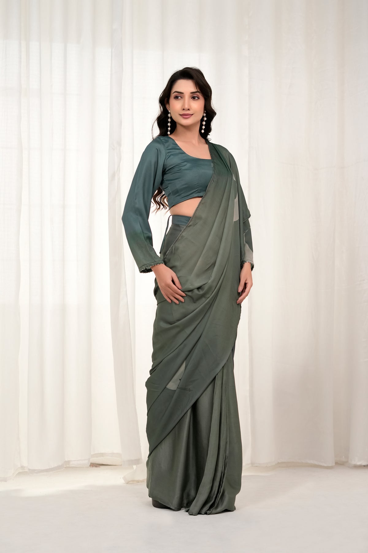 Elysian pre-draped saree