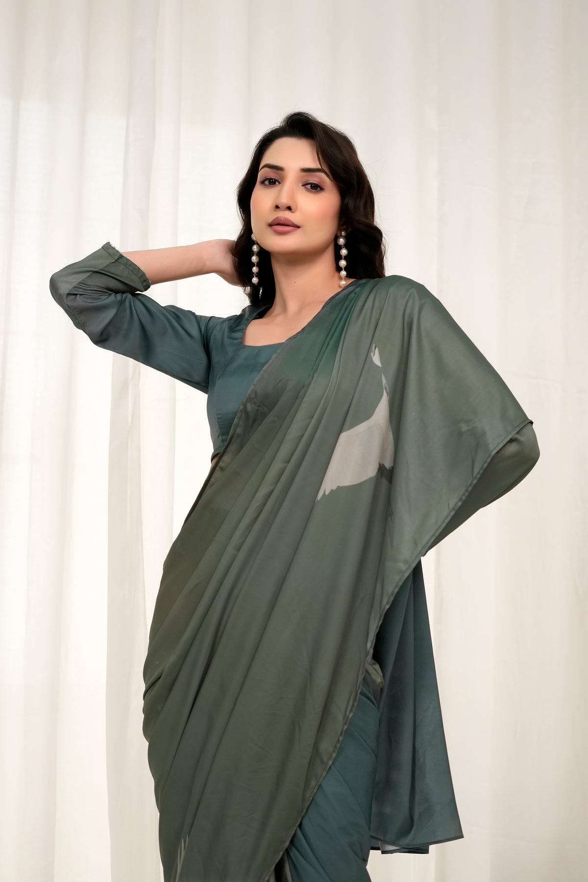 Elysian pre-draped saree