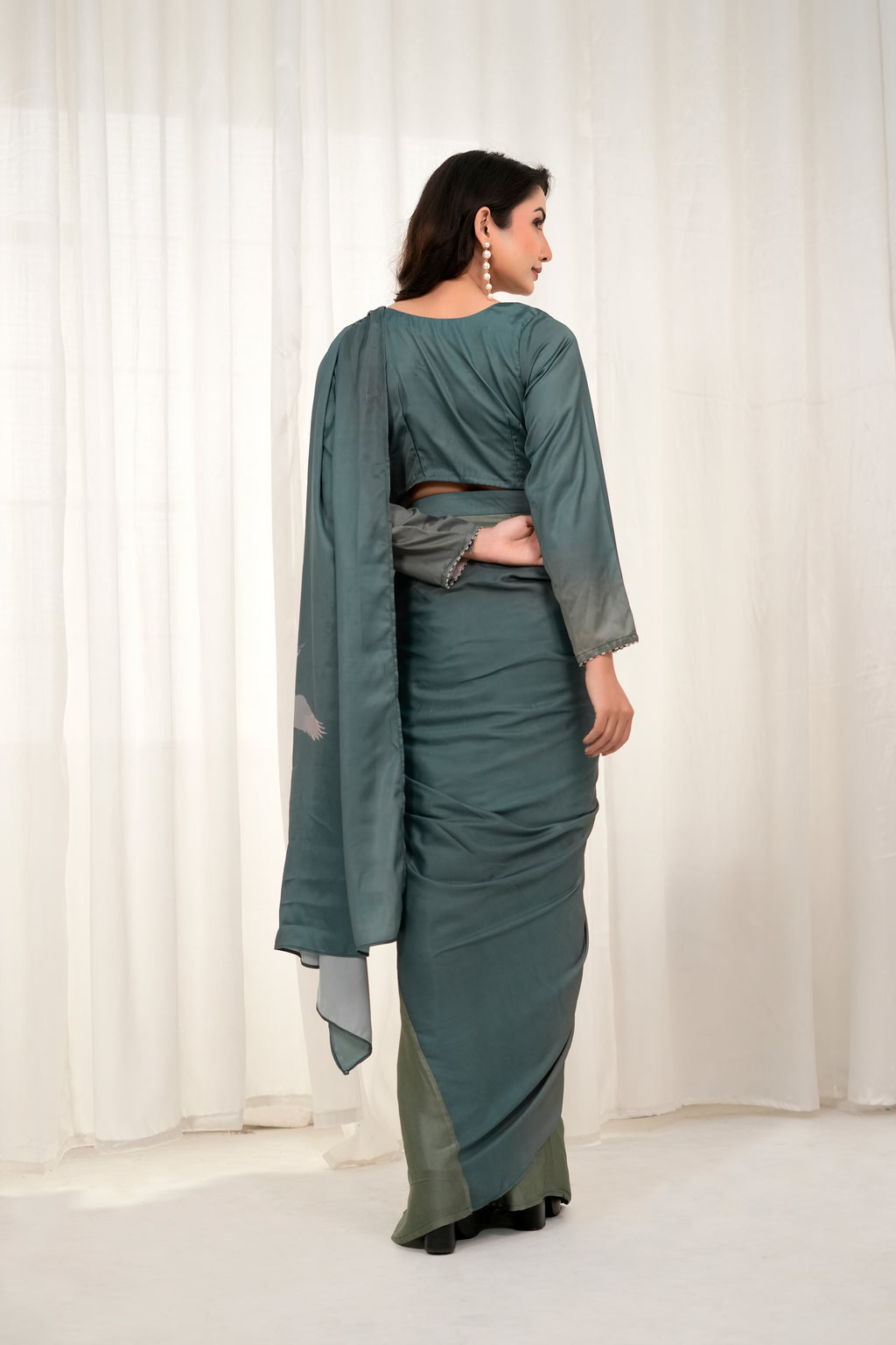 Elysian pre-draped saree