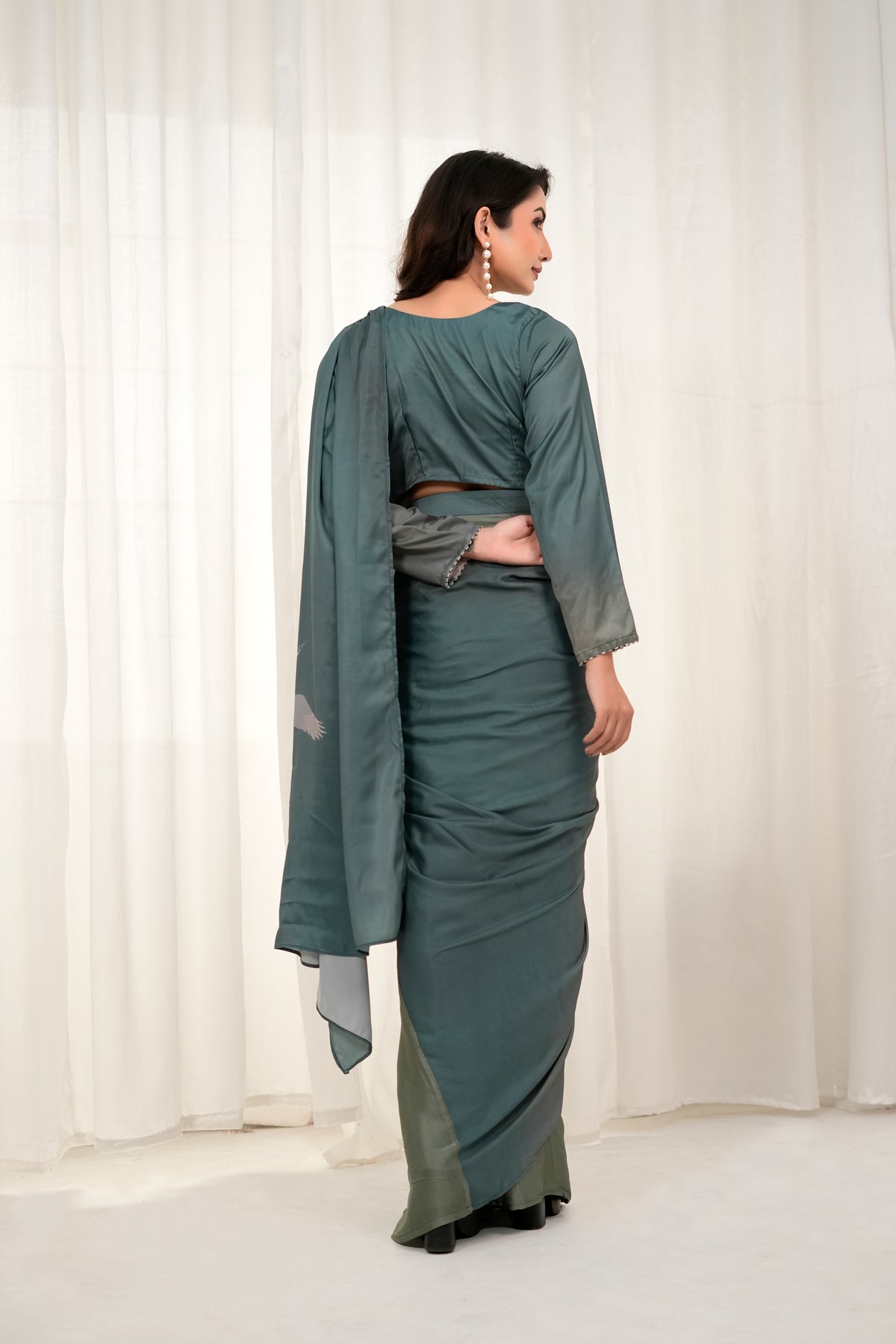 Elysian pre-draped saree