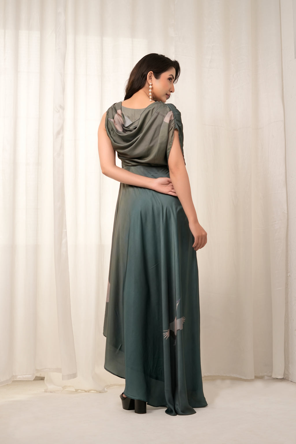 Elysian asymmetric dress