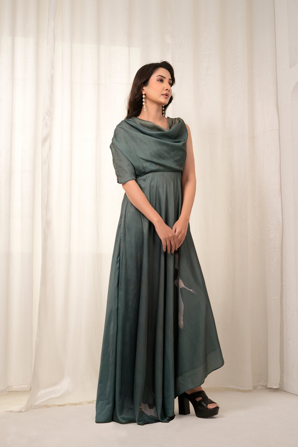 Elysian asymmetric dress
