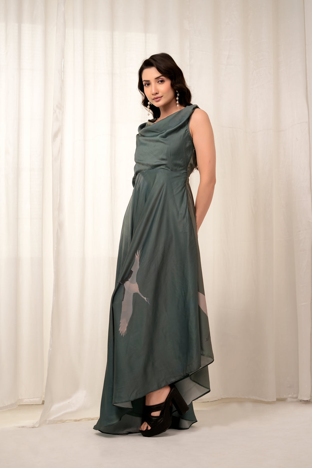 Elysian asymmetric dress