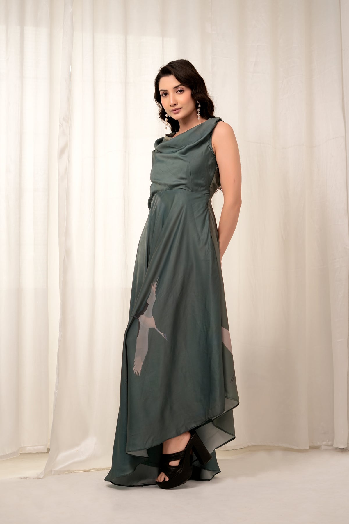 Elysian asymmetric dress
