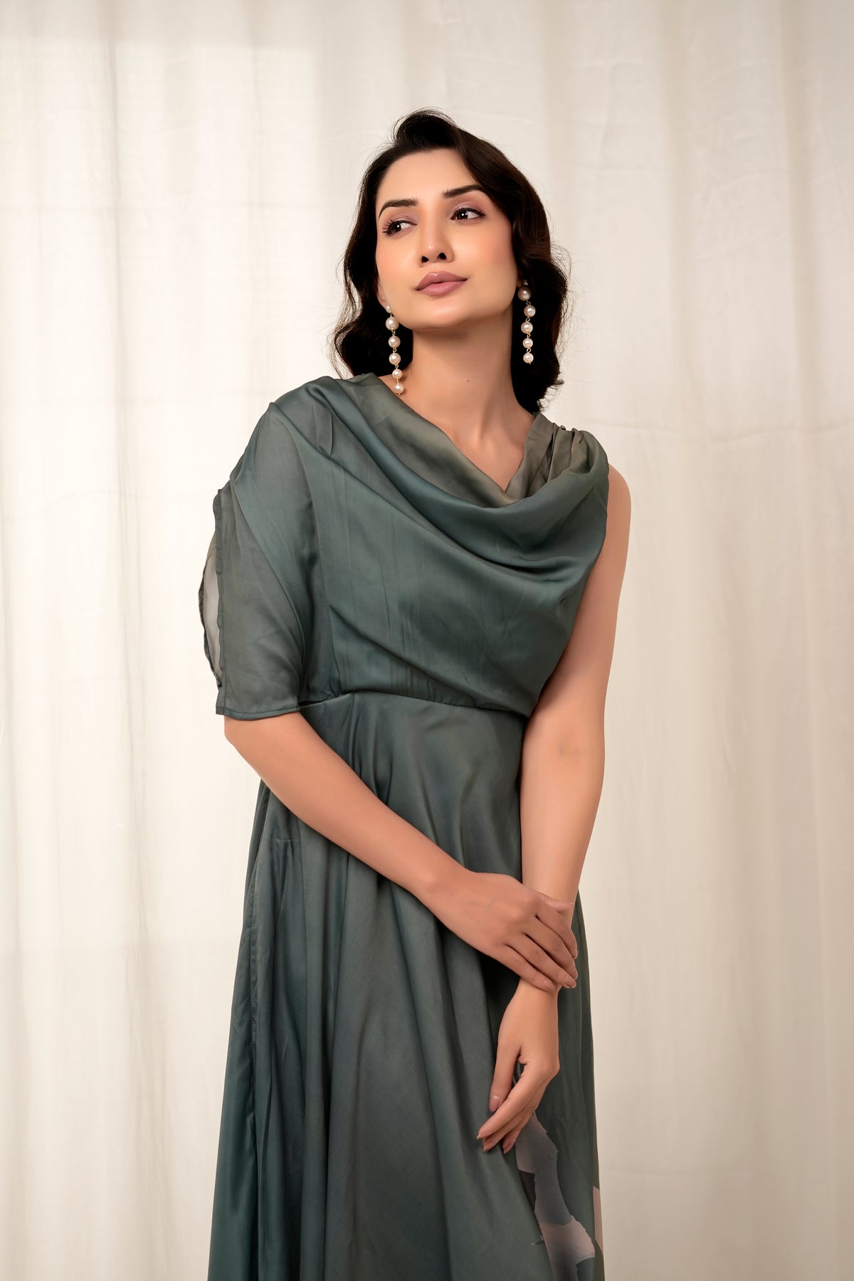 Elysian asymmetric dress