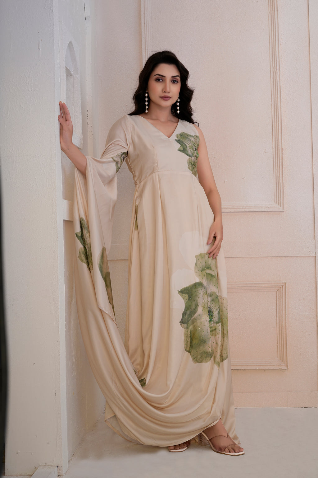Amaryllis kaftan dress