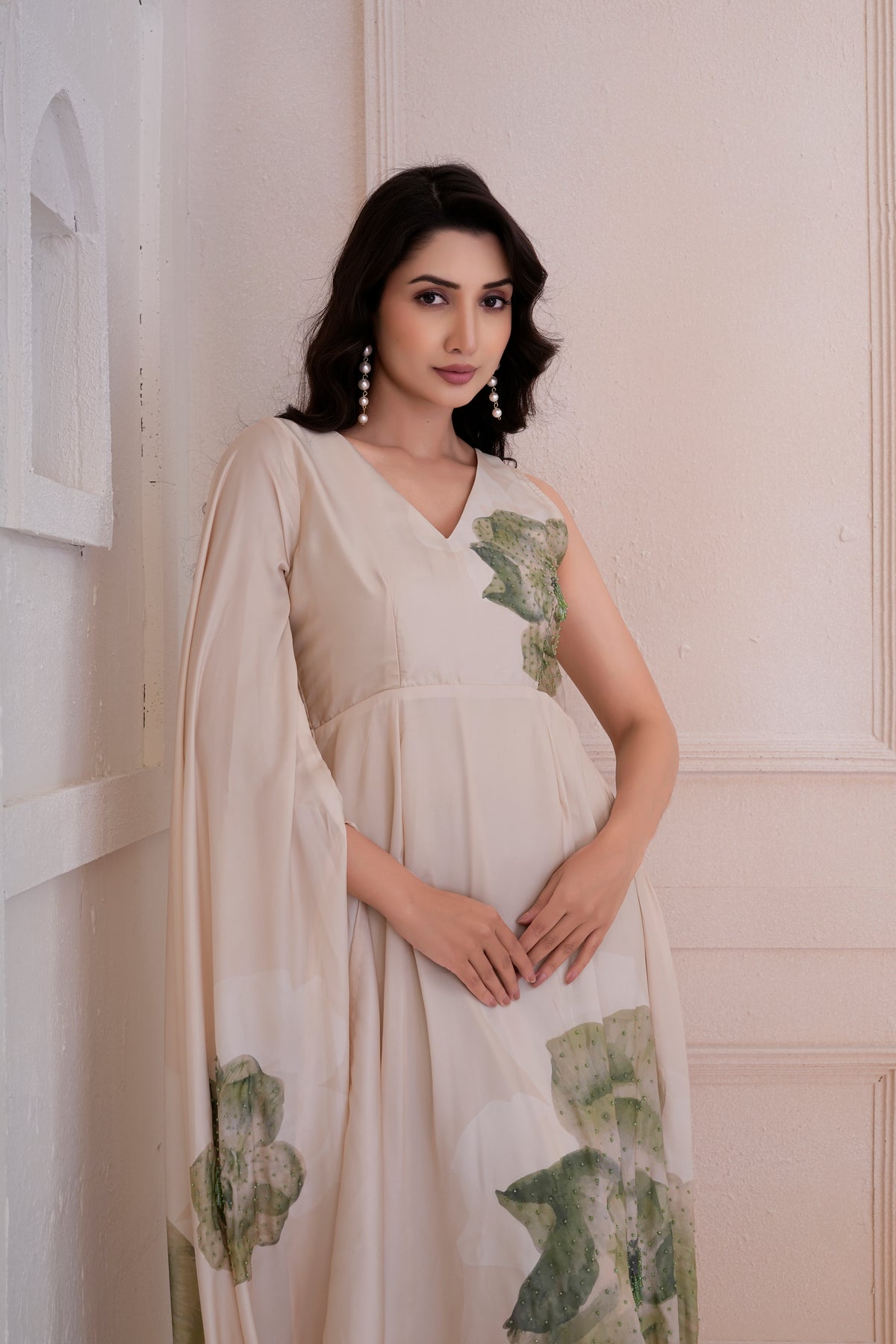Amaryllis kaftan dress